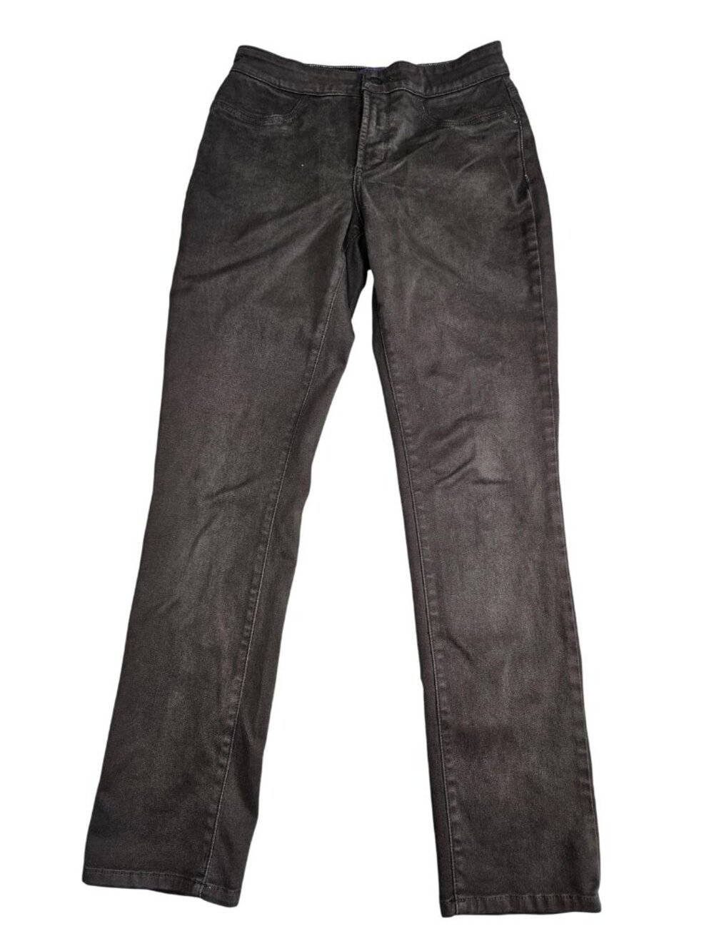NYDJ Jegging Legging Jeans Womens 2 Brown High Rise‎ Lift Tuck Stretch Denim